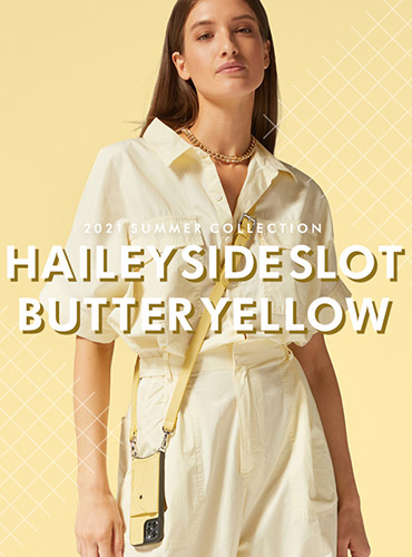 HAILEY SIDE SLOT BUTTER YELLOW