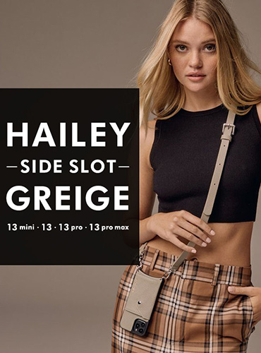 HAILEY SIDE SLOT GREIGE iPhone13 series・iPhone 13 mini・iPhone 13・iPhone 13　Pro・iPhone 13　Pro Max