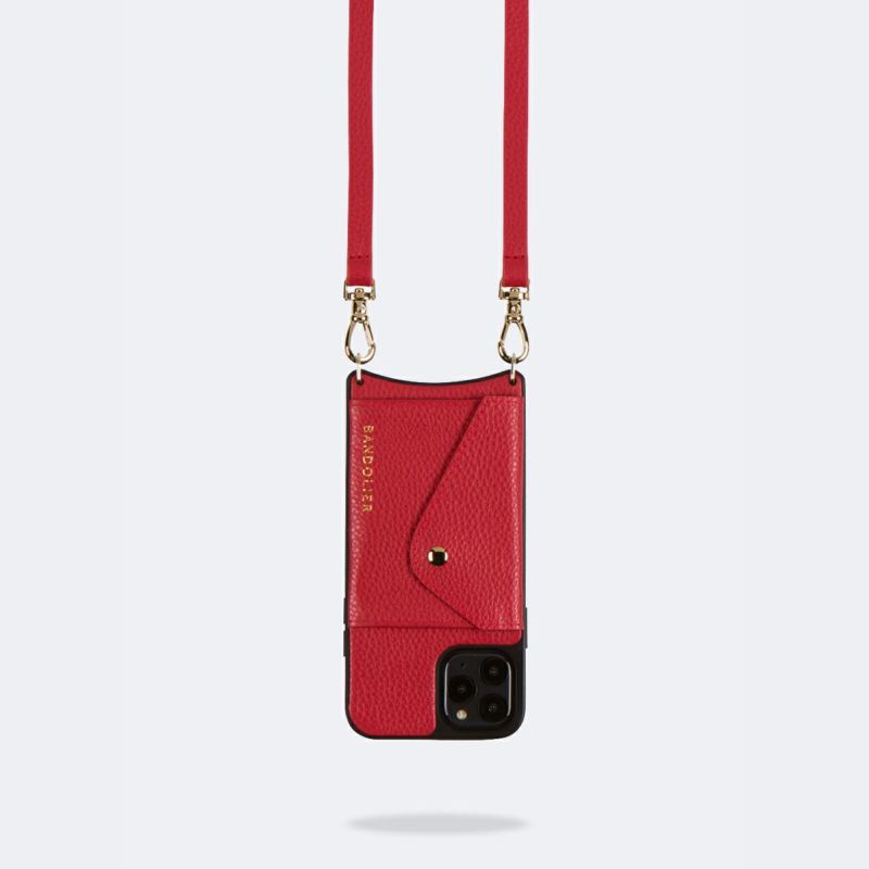 【iPhone 12 Pro/12】DONNA SIDE SLOT LYDIA RED ドナー サイド スロット リディア レッド