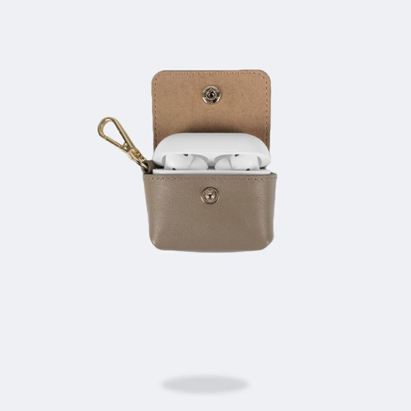 AirPods Pro POUCH GREY TAUPE エアーポッズ プロ ポーチ グレー トープ