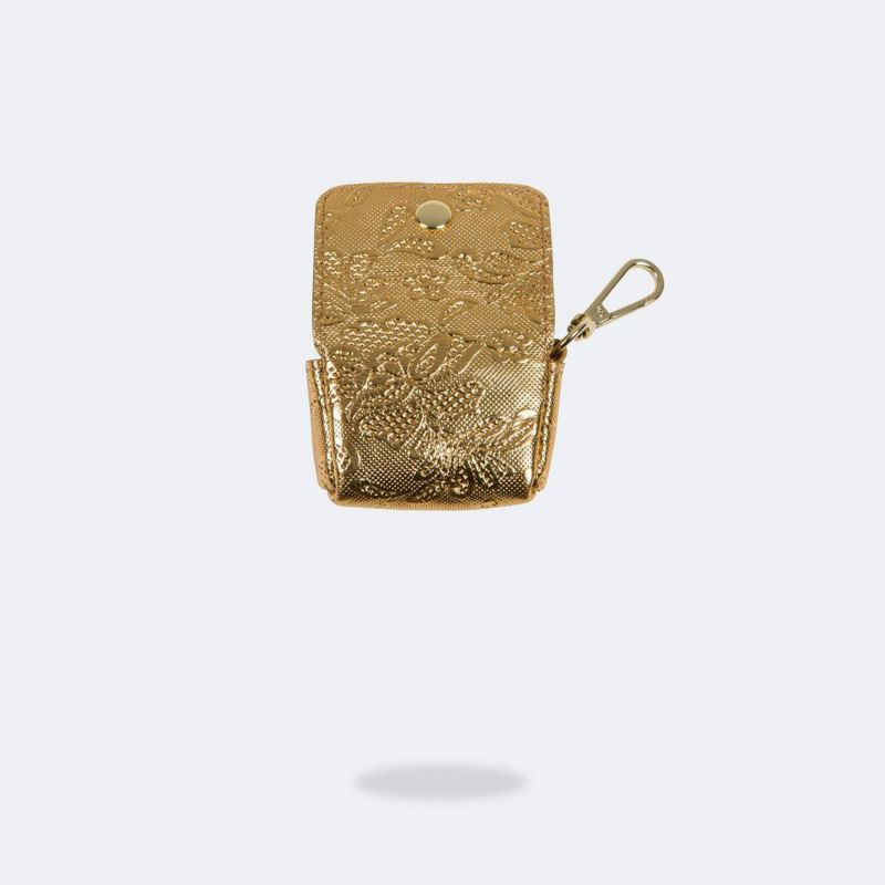 AirPods Pro POUCH GOLD LACE エアーポッズ プロ ポーチ ゴールド レース