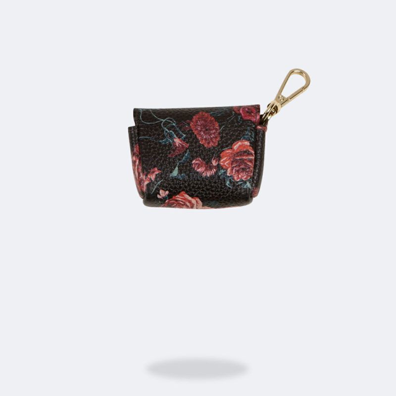 AirPods Pro POUCH BLACK FLORAL エアーポッズ プロ ポーチ ブラック フローラル