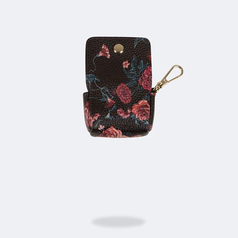 AirPods Pro POUCH BLACK FLORAL エアーポッズ プロ ポーチ ブラック フローラル