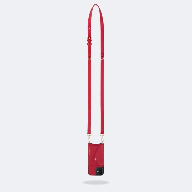 【オンライン限定】【iPhone 12 mini】LEAH RED BAG リア レッド バッグ