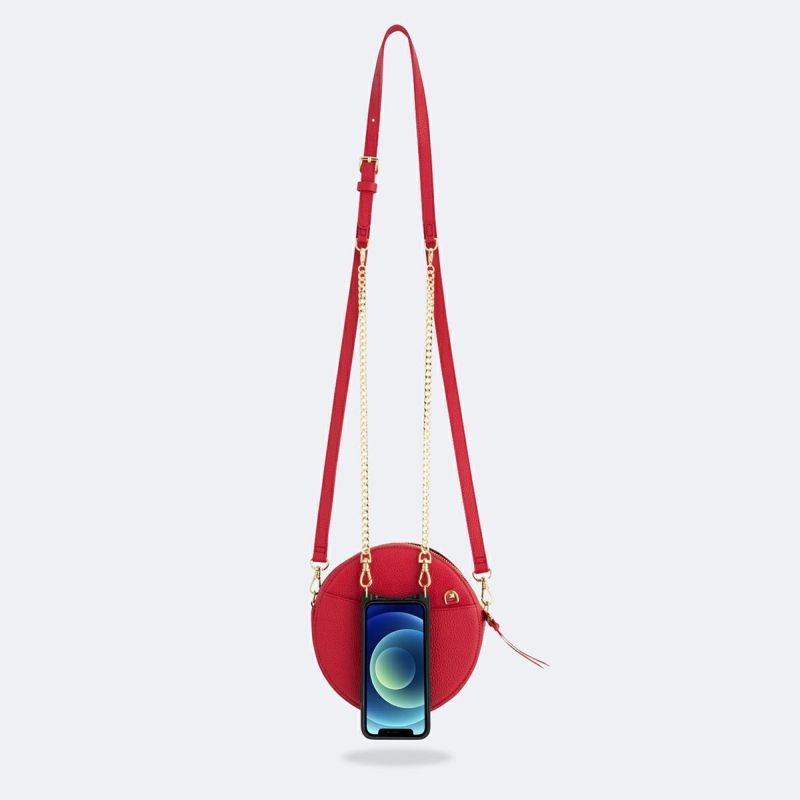 【オンライン限定】【iPhone 12 Pro/12】LEAH RED BAG リア レッド バッグ