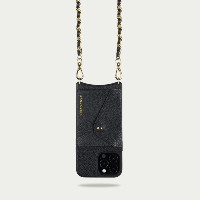 【iPhone 12 Pro MAX】LENI SIDE SLOT BLACK GOLD レニー サイドスロット ブラックゴールド