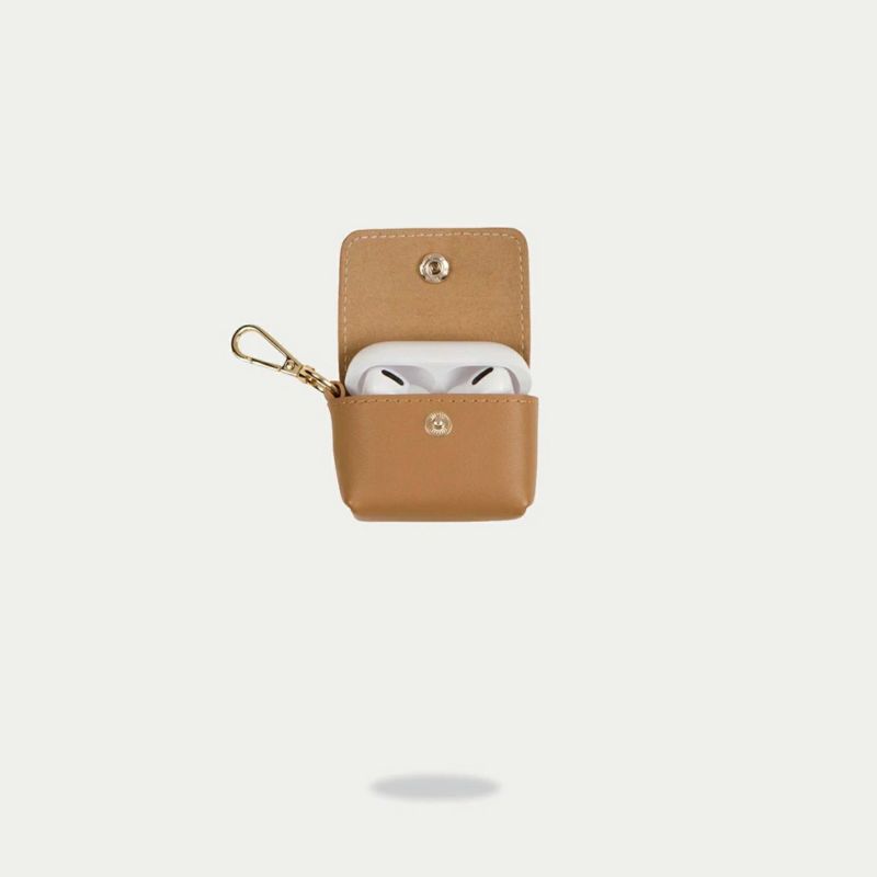 AirPods 3 POUCH TAN エアーポッズ 3 ポーチ タン