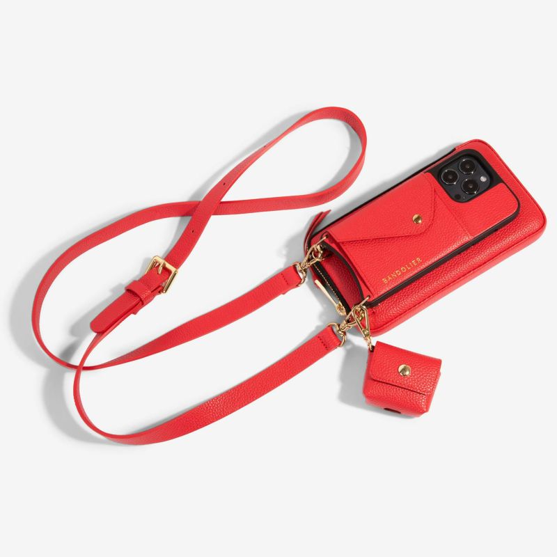 AirPods 3 POUCH POPPY RED エアーポッズ 3 ポーチ ポピーレッド