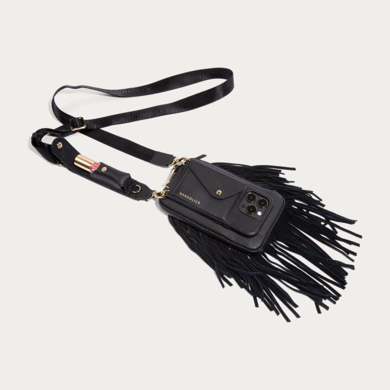 EXPANDED FRINGE POUCH BLACK エキスパンデット フリンジ ポーチ