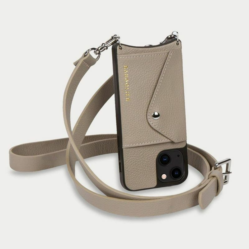 BANDOLIER iPhoneケース Hailey サイドスロット グレージュ 13 Series】HAILEY SIDE SLOT GREIGE ヘイリーサイドスロット