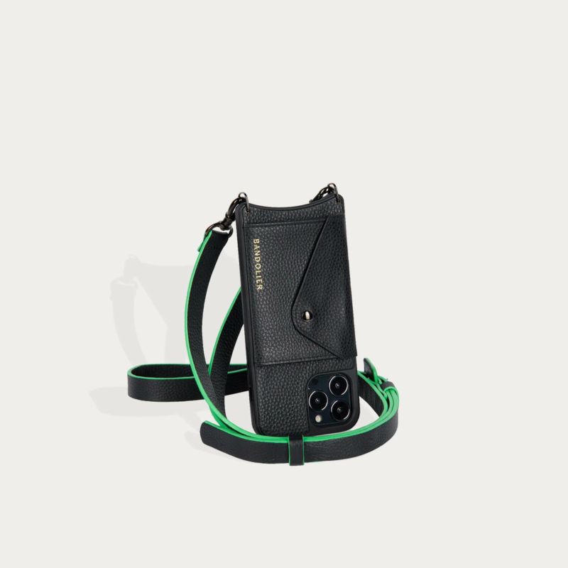 BANDOLIER 黒 レザー スマホケース 楽天市場】バンドリヤー BANDOLIER スマホショルダー