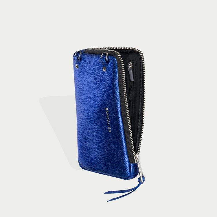 EXPANDED METALLIC BLUE POUCH エキスパンデッド メタリックブルー 