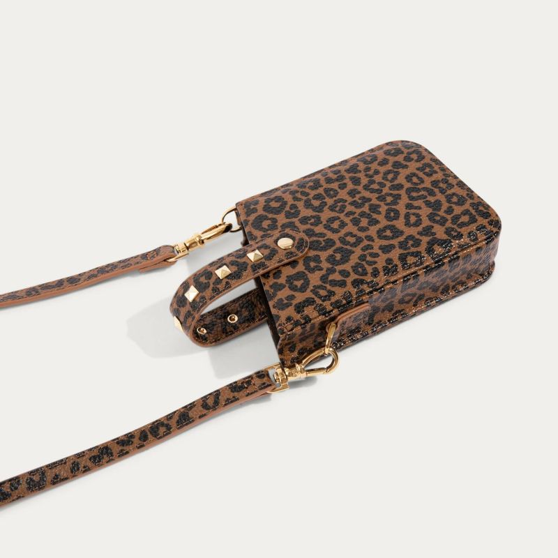 iPhone・Android対応】EMMA PHONE POUCH DARK LEOPARD エマ フォンポーチ ダークレオパード | バンドリヤー( BANDOLIER) 日本公式サイト | iPhoneケース