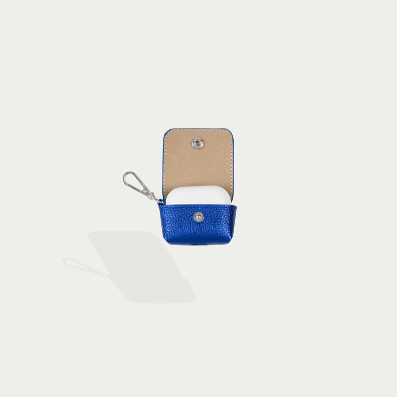 AirPods Pro POUCH METALLIC BLUE エアーポッズ プロ ポーチ