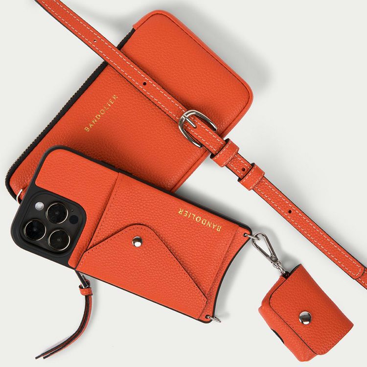 AirPods Pro POUCH ORANGE エアーポッズ ポーチ オレンジ | バンド 