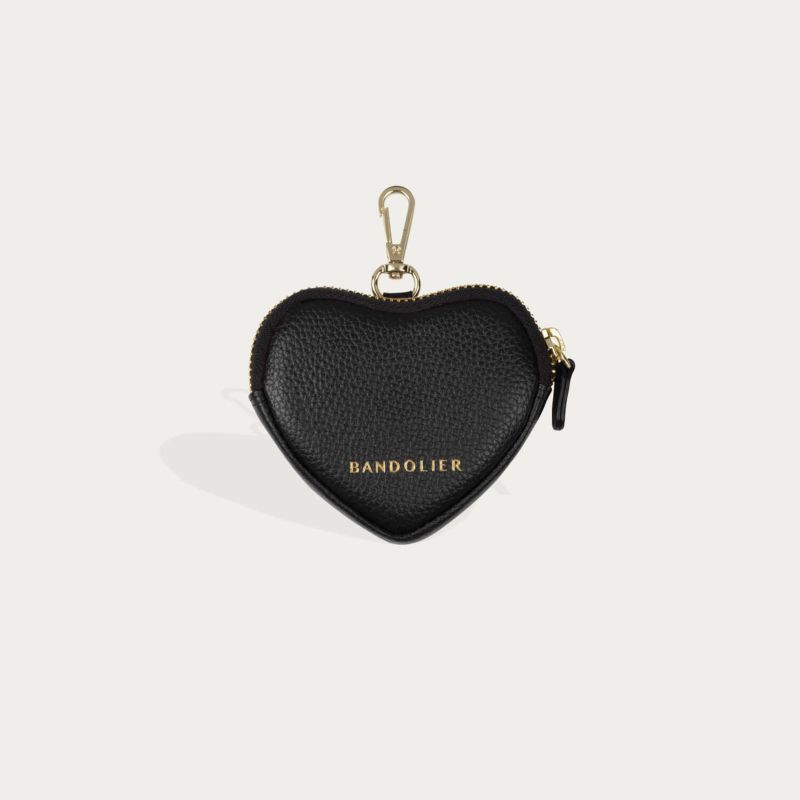 MINI HEART POUCH BLACK GOLD ミニハート ポーチ ブラックゴールド