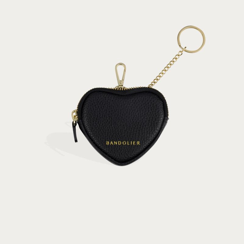 MINI HEART POUCH BLACK GOLD ミニハート ポーチ ブラックゴールド