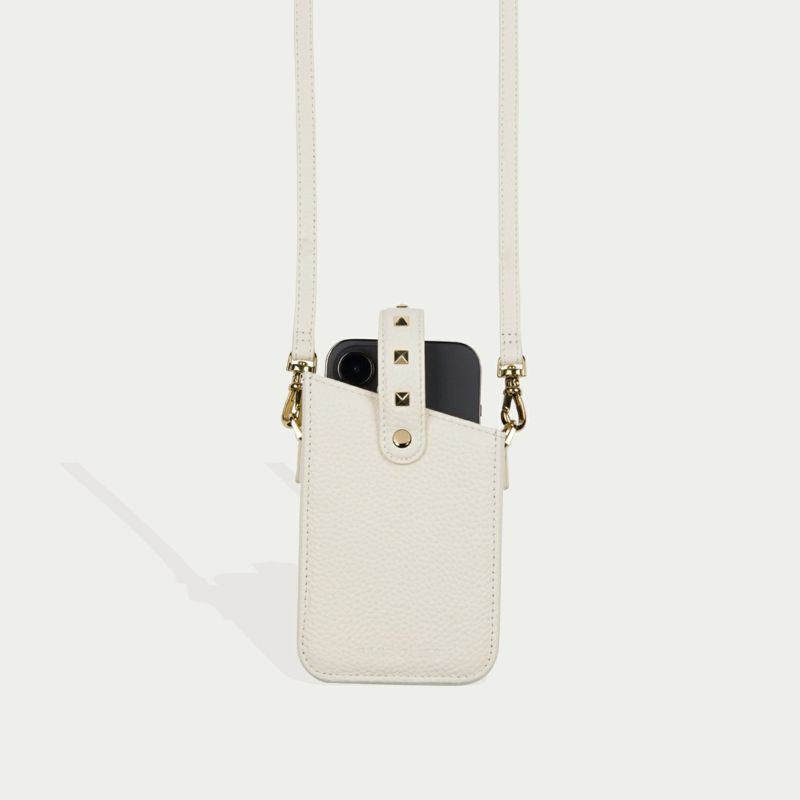 iPhone・Android対応】EMMA PHONE POUCH IVORY エマ フォン