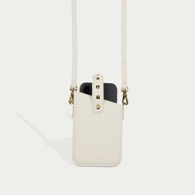 iPhone・Android対応】EMMA PHONE POUCH IVORY エマ フォンポーチ 