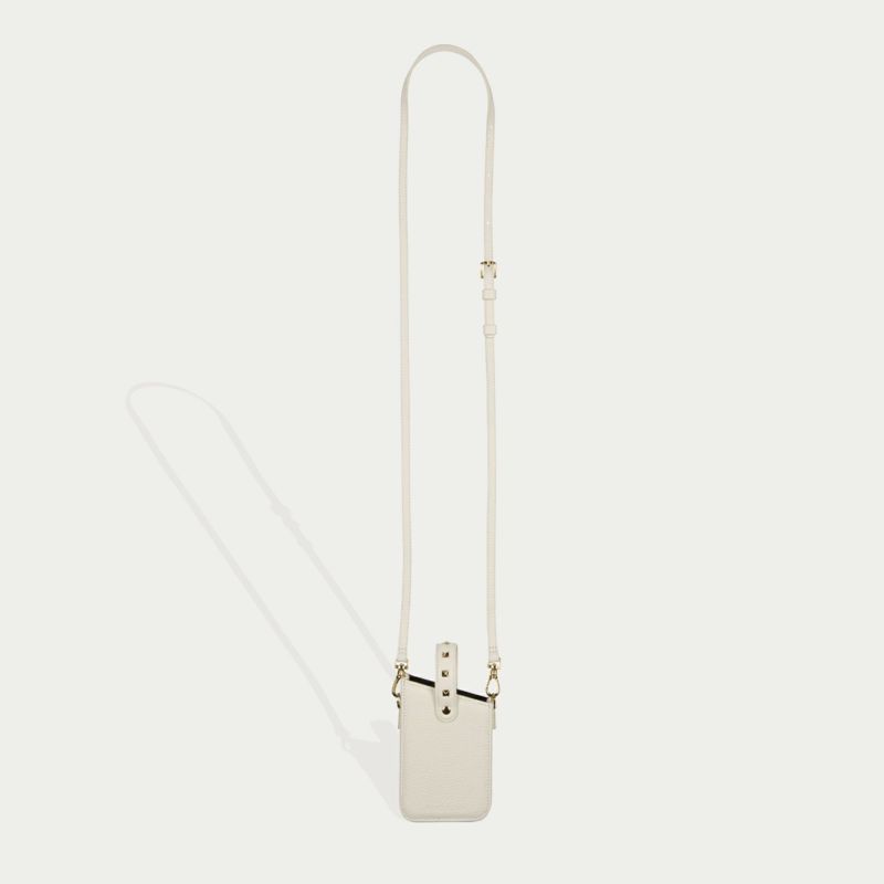 iPhone・Android対応】EMMA PHONE POUCH IVORY エマ フォン