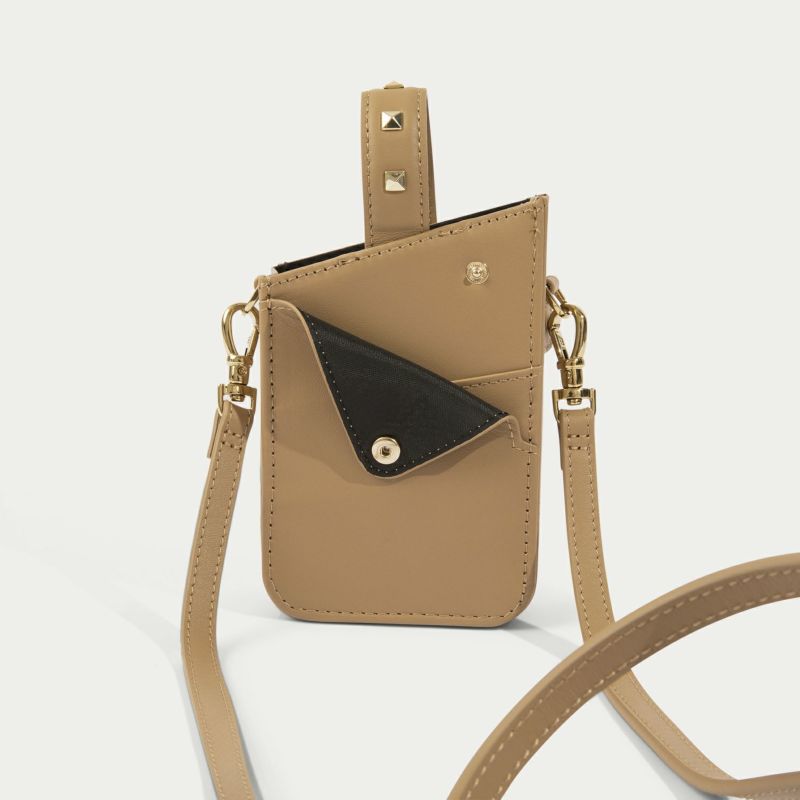 iPhone・Android対応】EMMA PHONE POUCH TAN エマ フォンポーチ