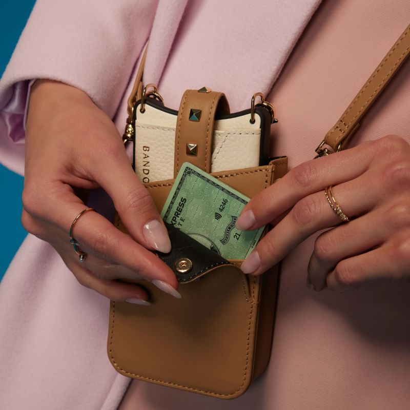 iPhone・Android対応】EMMA PHONE POUCH TAN エマ フォンポーチ