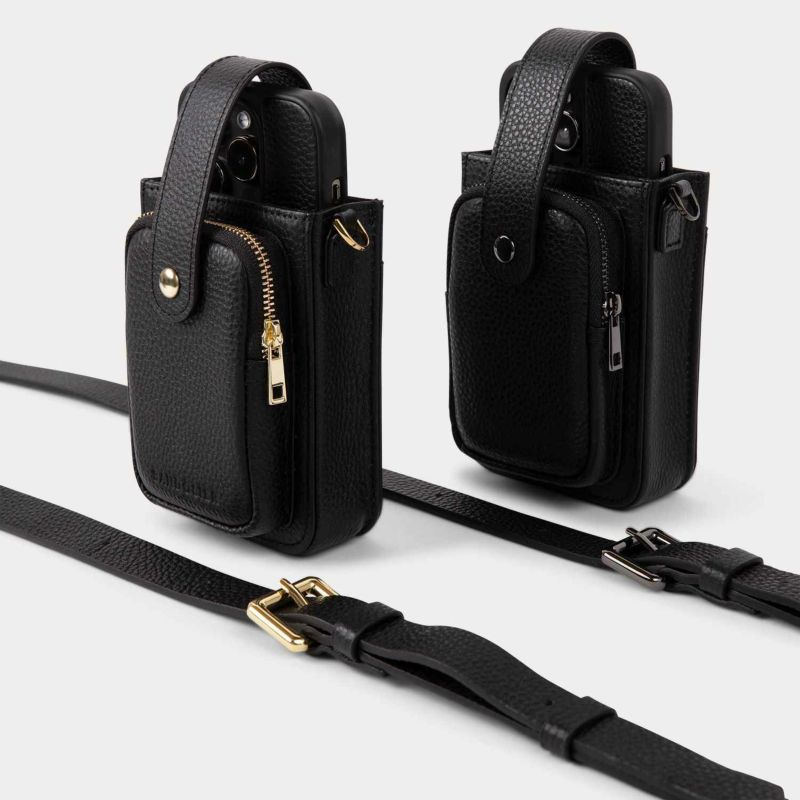 BANDOLIER HAILEY HOLSTER スマホ ポーチ ショルダー BAG 関税込 iPhone・Android対応】HAILEY PHONE POUCH PEWTER ヘイリー