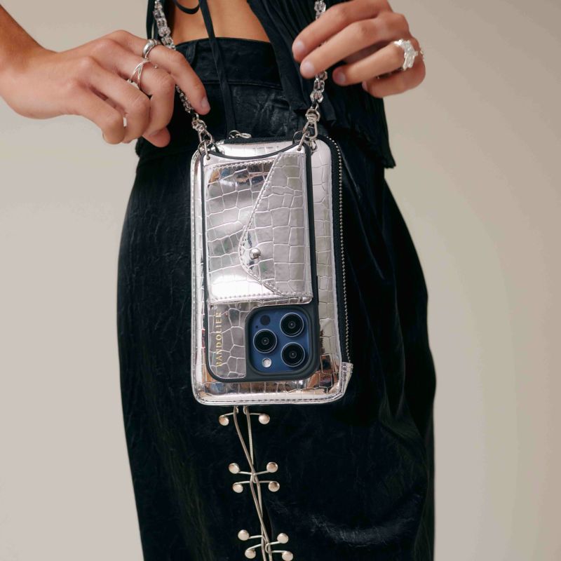 15 Series】MIRROR CROC CRYSTAL ミラー クロック クリスタル | バンドリヤー(BANDOLIER) 日本公式サイト |  iPhoneケース