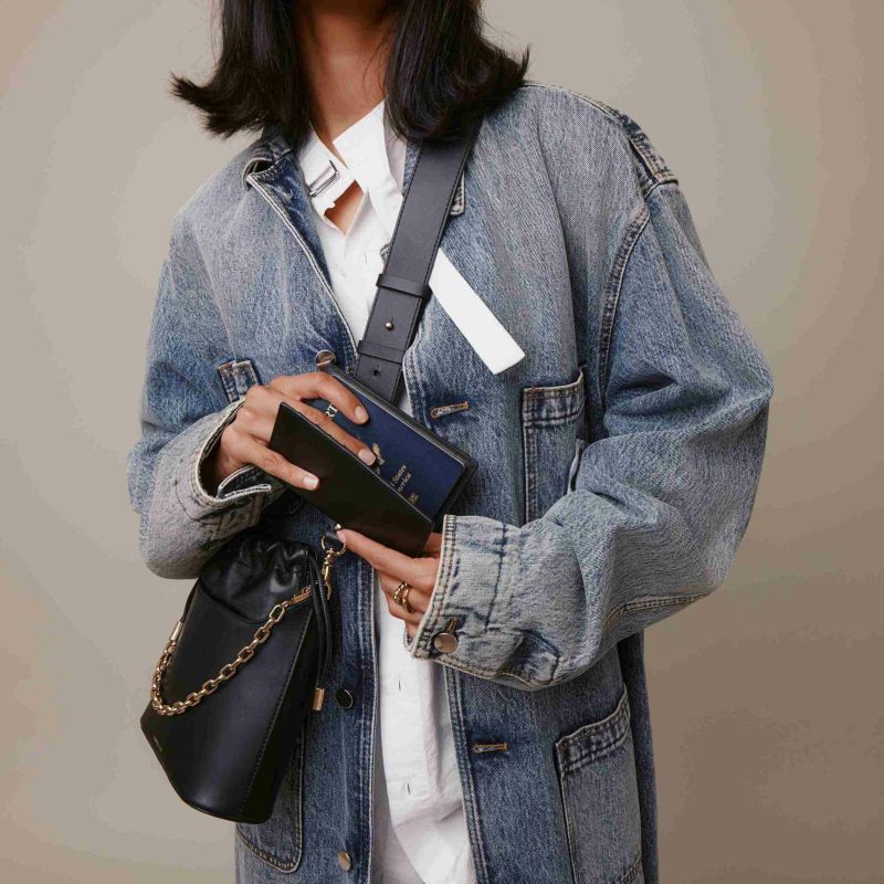 Bandolier★パスポートとカードホルダー★Passport and Card Passport Holder - Black/Gold – Bandolier