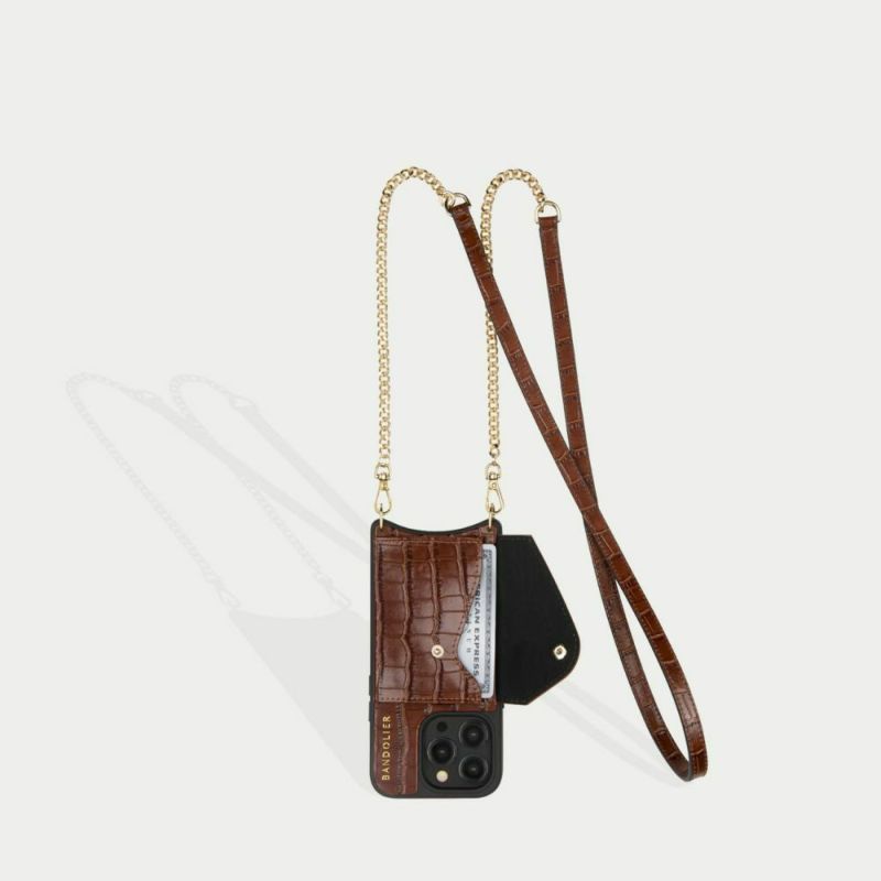 BANDOLIER VIVIAN クロコレザー アイフォン スマホケース 関税込 Amazon.co.jp: BANDOLIER バンドリヤー iPhone 15 Pro Max