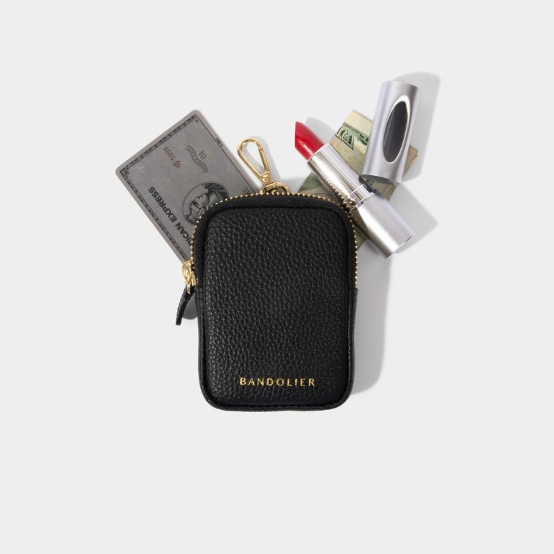 【ALOHA】【美品】BANDOLIER キージップポーチ Mini Zip Pouch - Black/Gold – Bandolier