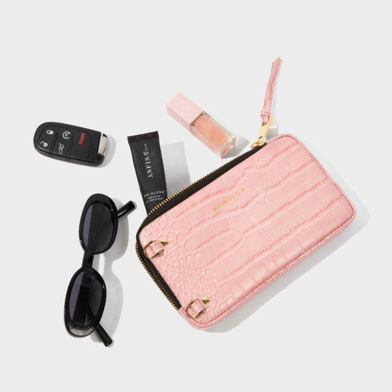 EXPANDED POUCH CROC PINK エキスパンデッド クロックピンク