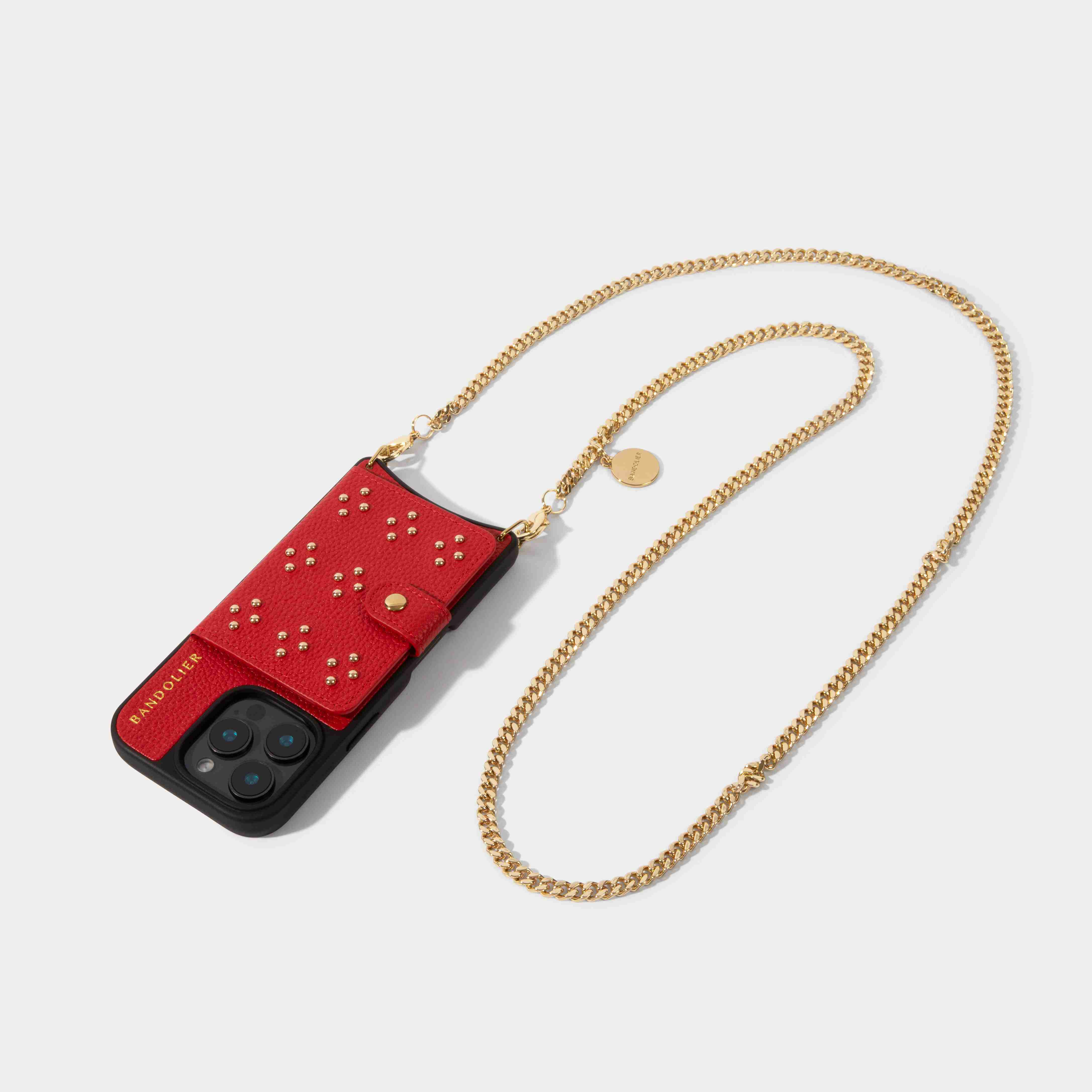 BANDOLIER ブラウン スマホショルiPhone16Pro Max用 （iPhone 16 Pro  