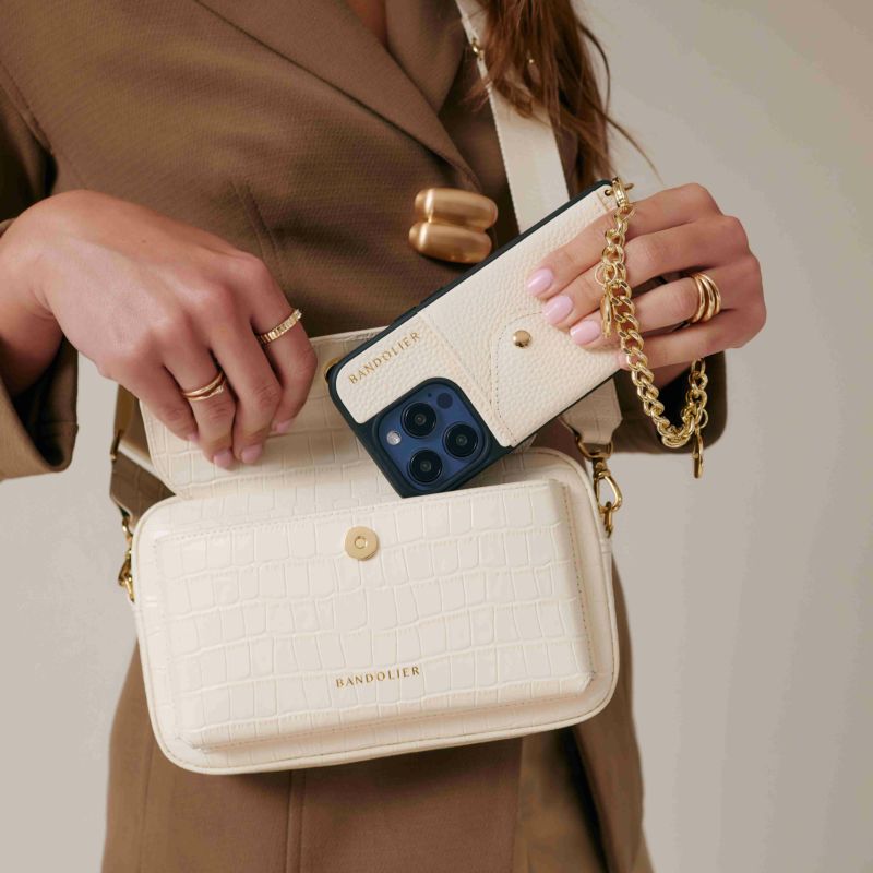 MILLER BAG CROC IVORY ミラー クロックアイボリー バッグ | バンド