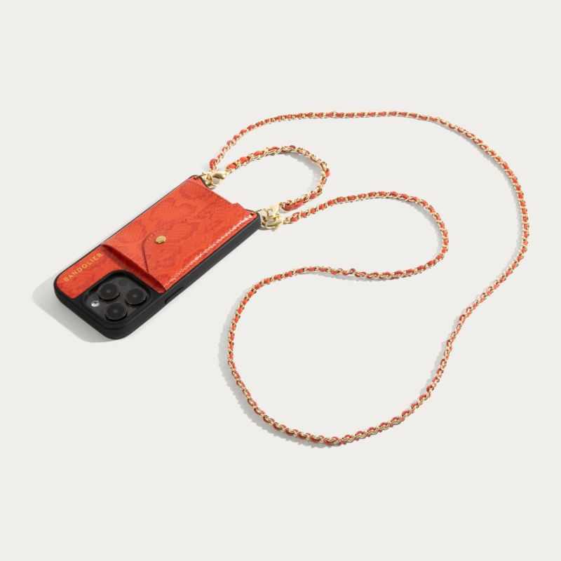 【BANDOLIER】LILY ストラップ付スマホケース＆ポーチ4点セット BANDOLIER】LILY ストラップ付スマホケース＆ポーチ4点セット