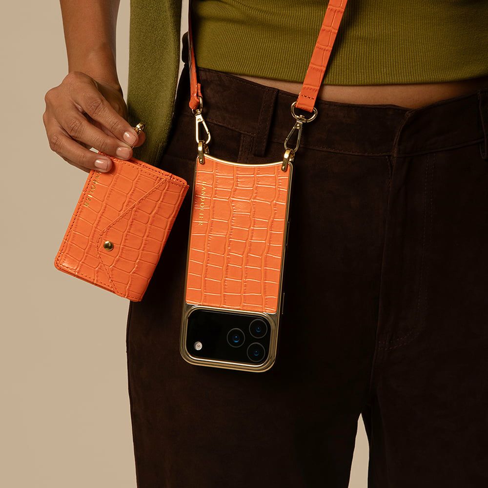 BANDOLIER iPhone14 オレンジ　ストラップのおまけつき Amazon.co.jp: BANDOLIER バンドリヤー iPhone 14 Plus ケース